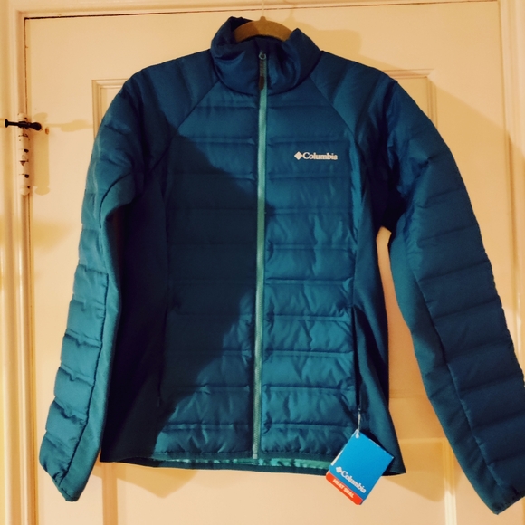 NWT Columbia Lake 22 Hybrid Down Jacket in Blue - Picture 4 of 10